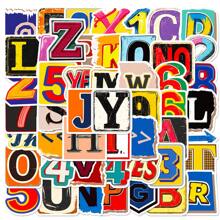 50pcs English Alphabet Sticker Back To School