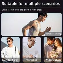 20pcs Polyester Invisible Disposable Nipple Covers For Men, Waterproof, Breathable, Anti-Bump For Running, Sports, And Daily Wear - Multicolor - View 4