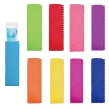 5个/套 冰棒套，冰棒保温套，冷冻冰棒固定套，彩色冰棒套袋，可重复使用可清洗冰棒套，夏季用品，家居用品 - 彩色 - 查看 3