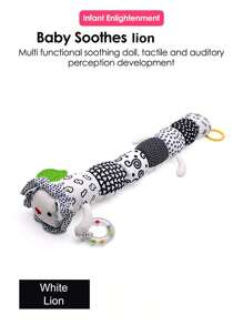 1pc Baby Rattle Musical Caterpillar Worm Soft Infant PlushToys Educational Interactive Sensory Toy For BabiesNewborn Toddler Gift
