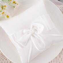 Hochzeitsringkissen, Perlen Ringkissen, Ringträger, Ringhalter für Strandhochzeit, Hochzeitszeremonie, Heiratsantrag Geschenke Sommer Geburtstag Geschenke Einschulung Schulmaterial Raumdekoration