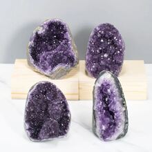 1PC Natural Uruguay Amethyst Cluster Crystal Crafts Raw Amethyst Geode For Home Decoration Gifts