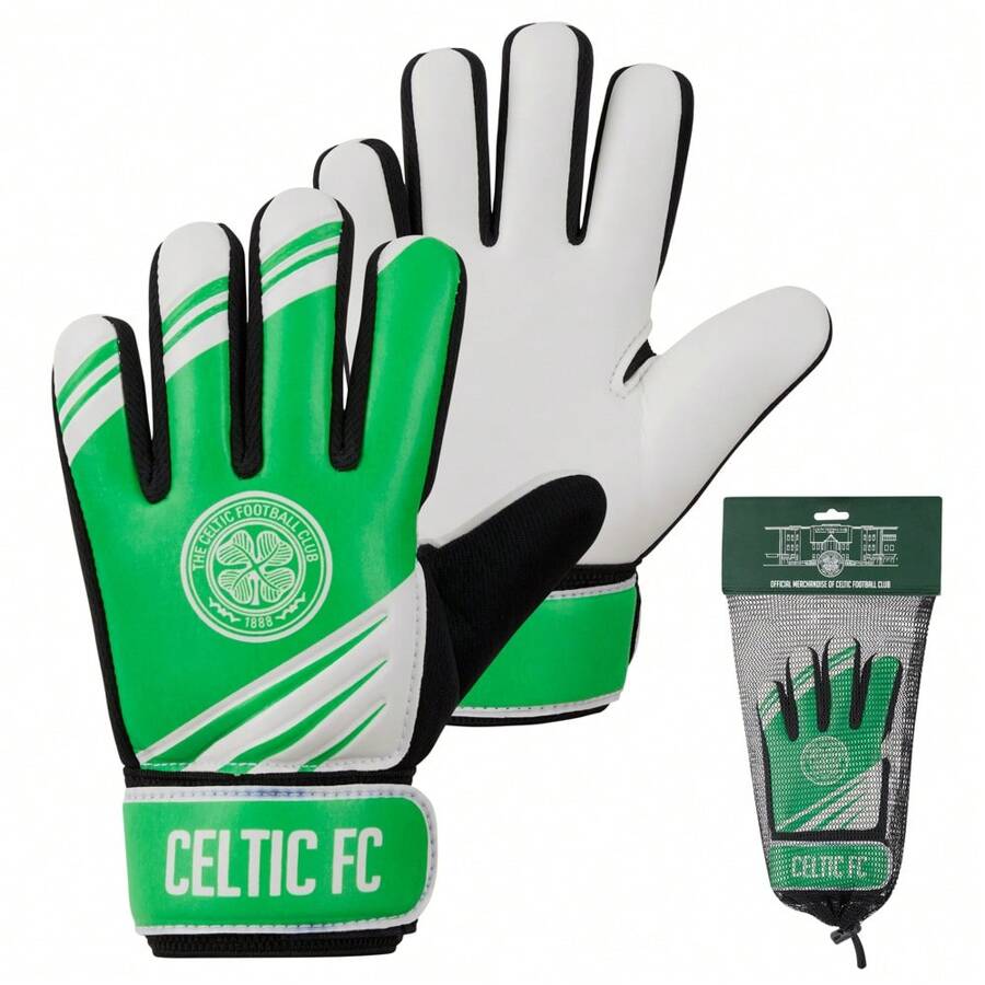 Celtic F.C. Goalkeeper Gloves Non Slip Padded Palms Size 5 Or 7 Football Celtic Gift