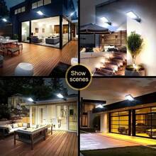 Smart Solar Street Lights, Outdoor Wall Lights, There Are 3 Lighting Modes And Motion Sensors, Smart Solar Sensor LED Street Lights For Garden Walls, Garden Path Security Lighting, Outdoor Solar Lights - 108 COB Solar Wall Lights, Night Lights, Garage Street Lights