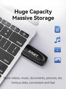 Unidades USB flash mini de 8GB/4GB Unidad USB 2.0 Pendrive USB Memoria USB negra Memoria USB como regalo compatible con computadoras, portátiles y equipos de oficina - Ver 3