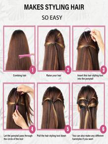 1008pcs/Set Kids Colorful Sweet Hair Bands Elastic Hair Ties Hair Styling Tools Suitable For Girls - Multicolor - View 3