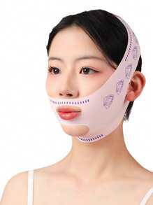 1 件装粉色面膜绷带睡眠面膜，适合女士日常佩戴