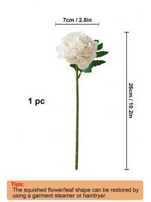 12/20pcs Artificial Peony Flowers Fake Peony Stems Faux Peony Flowers Bulk Realistic Peonies Flower Arrangement For Wedding Decoration Party Home Table Centerpieces Decor