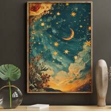 Eternal Astronomy Canvas Wall Art - Wooden Frame Canvas Painting 1 Piece (3) Thickness 2.25cm / 1inch , Home Gift Decoration, Room Decoration Aesthetics, Wall Decoration Art, Perfect Gift, Autumn Winter Wall Decoration, Living Room Decoration, Bedroom Decoration, Kitchen Decoration, Entrance Decoration, Bathroom Decoration, Direct Wall Painting, High-Quality Wall Painting Poster