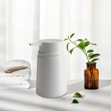 2-Pack Bathroom Lotion Dispenser Bottles - Sleek & Functional Refillable Containers For Shower Or Sink Home Bathroom Decor Summer Back To School - White - View 8