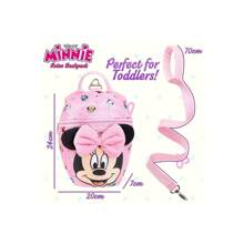 Disney Toddler Backpack With Reins Minnie Mouse Child Harness 1-4 Years - Pink - View 2