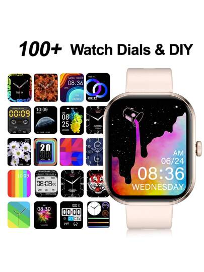 HOT 2.01" Full Screen Touch Slimme Horloge Men Women, Calling, Pedometer, Calorie, Multi Sports Mode, Distance Tracking, Call Sedentary Alerts, Multifunctional Smartwatch, Wireless Connection roid Phones view 5