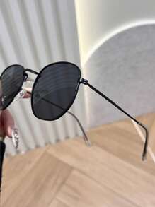 1pc Spring Popular Design Hot Girl Style Delicate Women Fashion Glasses For Driving Daily Life Rave Party Street Snap Musical Festival Beach Accessories Suitable For All Face Shapes - Multicolor - View 5