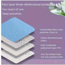 防漏防滑可洗耐用宠物垫、老人护理垫、学生垫、月经垫 - 彩色 - 查看 3