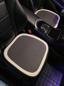 1 件通用汽车座垫 - 透气冰丝座垫，适合所有季节，非常适合夏季和后座使用。