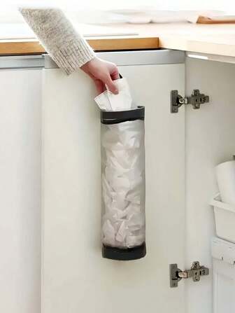 Garbage Bag Organizer Hanging Shopping Bag Shoe Cover Organizer Mesh Plastic Bag Hangable Put Plastic Bag Collector Kitchen Trash Bag Multi-Functional Shopping Bag Kitchen Storage Sundry Savings Bag Withdrawable Large Capacity Storage Bag Storage Bag Kitchen Plastic Bag Organizer