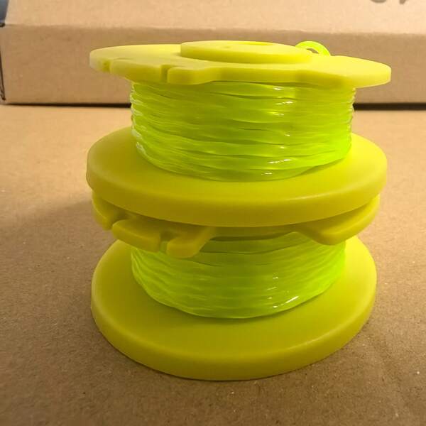 2pcs 0.08in Replacement Spool Line Kit Compatible With Ryobi One Plus+ AC80RL, Suitable For Ryobi 18V, 24V, 40V Trimmers