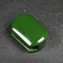 1件天然玉石腰带扣，精致饰品，寓意吉祥平安的护身符饰品，手工雕刻，宝石腰带，石英晶体，男士礼物，适合节日派对，石英晶体礼品 - 綠色 - 查看 3