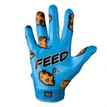 Cutters Game Day Receiver Gloves Youth - Feed Me - 1 - View 2