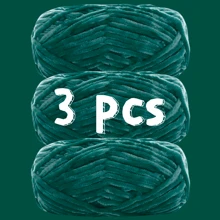 3 Packs 300g (100g*3) High Quality Velvet Chenille Yarn, Soft & Fine Texture, Skin-Friendly & Warm, Non-Shedding, Suitable For Knitting Sweaters, Coats, Slippers, Hats And DIY Handicrafts - 3-pc - View 26