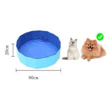 Must-Have Pet Grooming Tool, Foldable Dog/Cat Bathing Tub With Drain Hole For Easy Drainage, Collapsible Pet Bath Basin, Convenient For Outdoor Use, Portable Bathing Basin For Pets At Riverside