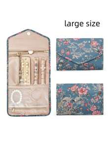 1pc Portable High-End Jewelry Storage Bag For Necklace, Earrings, Rings, Bracelets And Accessories - Multicolor Portable Jewelry Storage Bag - View 19