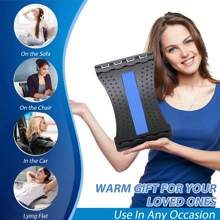 1 Pc Yoga Back Stretcher, 3 Level Adjustable Lumbar Back Board, Back Cracking Device, Back Massager For Scoliosis, Spine Decompression