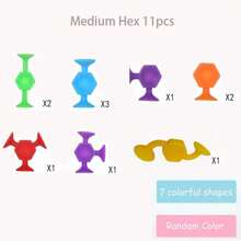 Multi-Color Suction Cups Assembling Toy, Fun Parent-Child Interactive Game, Birthday Gift For Boys And Girls - Multicolor - View 12