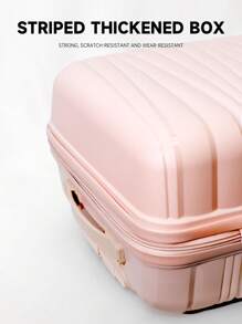 Set di valigie 4 pezzi con ruote, set di valigie rigide con ruote piroettanti e serratura TSA, beauty case, borsa da viaggio, essenziali per la scuola, la crociera, il campus, il college, le vacanze estive e i viaggi.