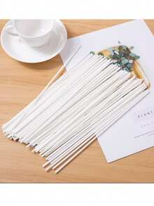 100pcs Black Rattan Diffuser Sticks, 7 Inch Black Fiber Fragrance Sticks - Black Rattan Diffuser Sticks For Home, Office, Spa And Bedroom - Multicolor - View 8