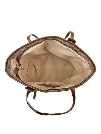 תיק כתף רב תכליתי אופנה באיכות גבוהה אופנה קז'ואל תכליתי תיק לנשים, קיבולת גדולה לעבודה/נסיעות