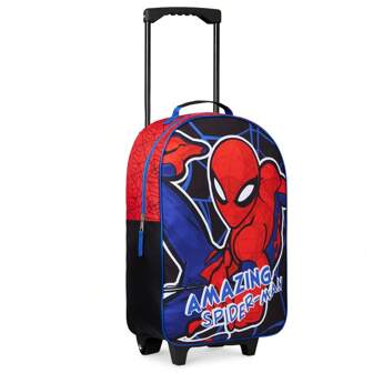Marvel Suitcase Foldable Trolley Bag 47 X 30cm 2 Wheels Extendable Handle Gift