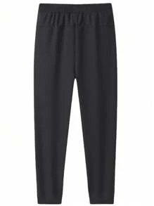 Unisex Windproof Waterproof Soft Shell Thermal Lined Outdoor Sports Pants, Casual Trousers For Hiking In Autumn & Winter