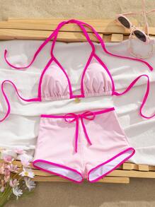 Conjunto de bikini de estilo europeo y americano nuevo para mujeres