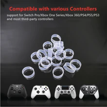 AOLION 4PCS Protect Joystick Silicone Ring For Steam Deck/Quest2/Pico4 Wear Resisting Rubber Joystick Cover For PSV VR2/Meta Pro