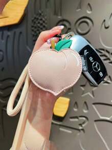 New Creative Cherry-Shaped Leather Keychain Accessory Summer Lanyard - Multicolor - View 6