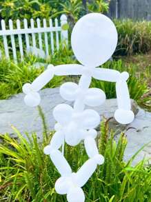 100 Pcs Div Long Balloon, Suitable For Birthday Party Celebrations, Wedding Anniversary Activities, Wedding Decoration, Outdoor, Party Decoration Supplies, Balloon Decoration()