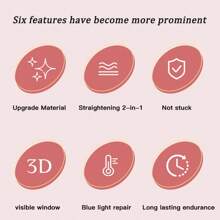 Rechargeable Cordless Detachable Hair Clipper, Detachable Hair Trimmer, Remove Damaged Hair, Hair Care, Valentine's Day Gift For Girls, Battery Capacity: 500mAh - Multicolor - View 8