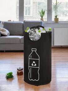 1 Oversized 70 Liter Polyester Faser Flaschenkasten - multifunktionaler Wäschekorb und Küchenorganizer, faltbar, Mehrzweck Küchenaufbewahrungsbox, Korb, Kasten und Behälter, Aufbewahrungsbox für die Ordnung Zuhause