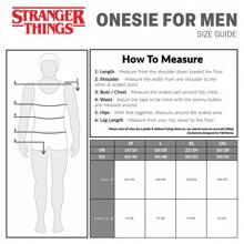 Stranger Things Fleece Onesie Hooded Zip Up Lounge Wear S-2XL Fluffy Nightwear Gift - Multicolor - View 6