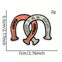 12/16/50 Stück Cartoon Dunkelherz Bügelbild Patches, aufnähbare bestickte Applikations-Reparaturflicken, DIY Bastelprojekte für Weihnachten, Valentinstag, Kleidung, Jacke, Jeans, Hose, Kleid, Rucksack, Hut, Dekorationen, Geschenke