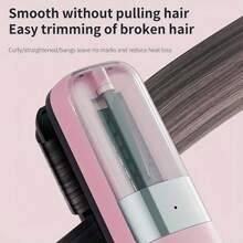 Rechargeable Cordless Detachable Hair Clipper, Detachable Hair Trimmer, Remove Damaged Hair, Hair Care, Valentine's Day Gift For Girls, Battery Capacity: 500mAh - Multicolor - View 6