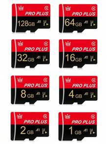 5-Pack Micro SD Card With Adapter (128GB/64GB/32GB/16GB/8GB/4GB/2GB/1GB/512MB-64MB) - High-Speed ​​TF Memory Card For Smartphones, Cameras, Dash Cams, Switch, Tablets, Etc. | UHS-I Class 10, 4K Video Storage, Reliable Performance | 100% Authentic - màu đen - Xem 3