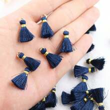 20pcs 2.5cm Delicate Silk Tassel Brush Charm DIY Making Tassels Earring Pendant Jewelry Accessories Finding