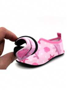1 双儿童夏季水鞋户外水上鞋瑜伽鞋卡通防滑透气沙滩鞋训练鞋