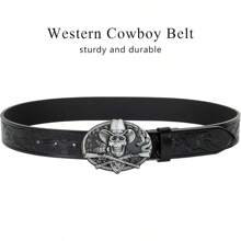 1pc Western Style Vintage Business Casual leren riem