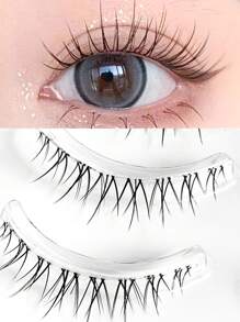 5 Pairs Of Ultra-Light False Eyelashes, C-Curl, Natural Looking Zona Zolucid, Reusable False Eyelashes, Suitable For Beginners.