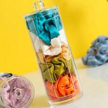 1pc Transparent Acrylic Hair Tie Storage Box - Dust-Proof & Lightweight - Countertop Organizer For Tidy & Clean Look - Large Capacity Jewelry & Hair Tie Display Case - Convenient For Taking And Placing