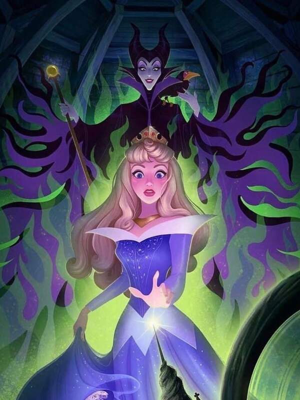 Set de pintura de diamante 5D redonda de arte, tema de Princesa Disney, arte de mosaico de la animación de Disney Stitch. Adecuado para decoración del hogar, decoración de paredes, es un regalo maravilloso de vacaciones para familiares y amigos