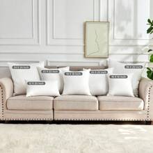 CNZB-1pc Pillow Inserts, Super Fine Renewable Fiber Down Alternative Pillow, For Bed And Sofa Indoor Decoration (1 Pc, White), Bedding, Pillow Core